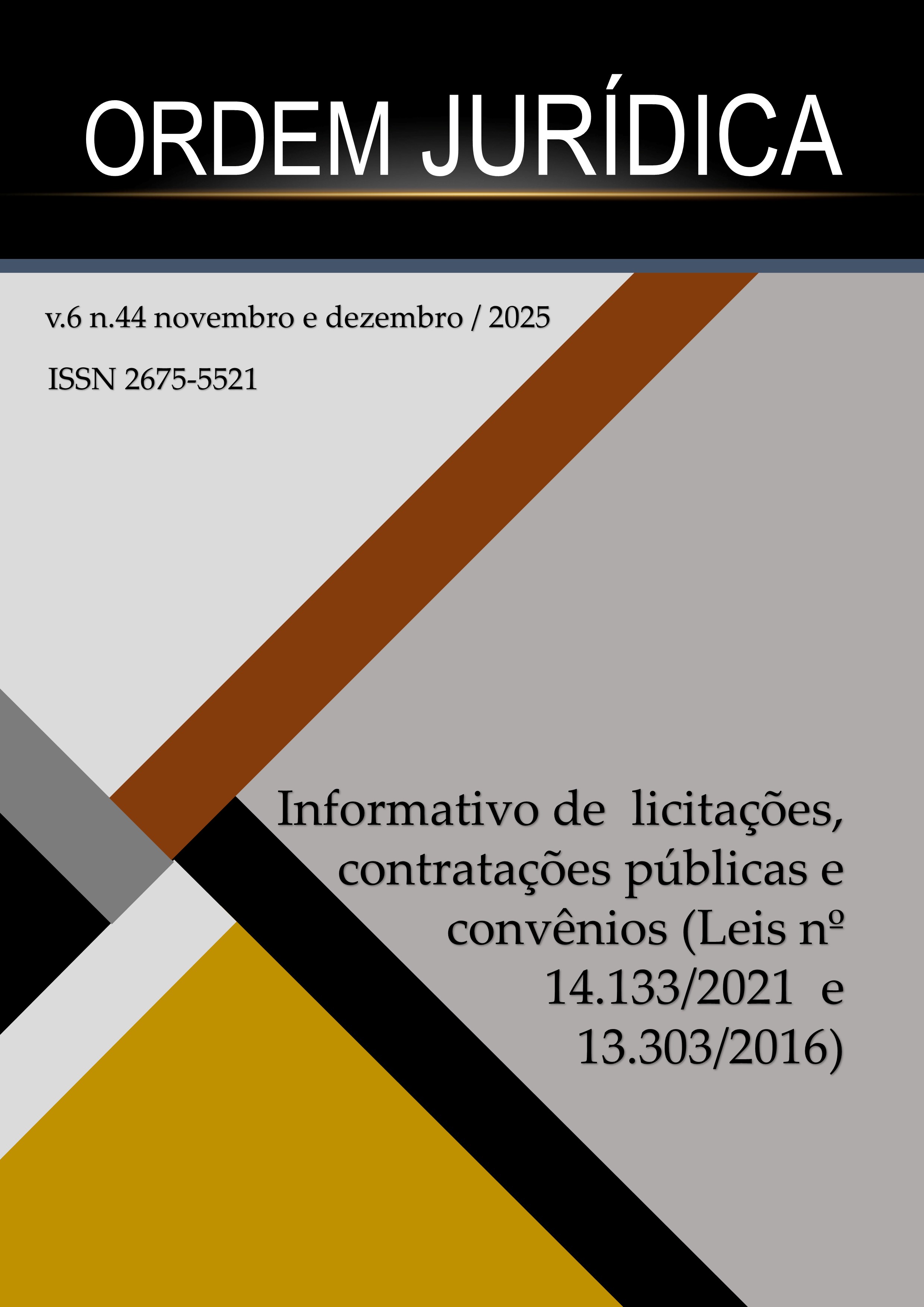 Revista Ordem Jurídica Volume 6